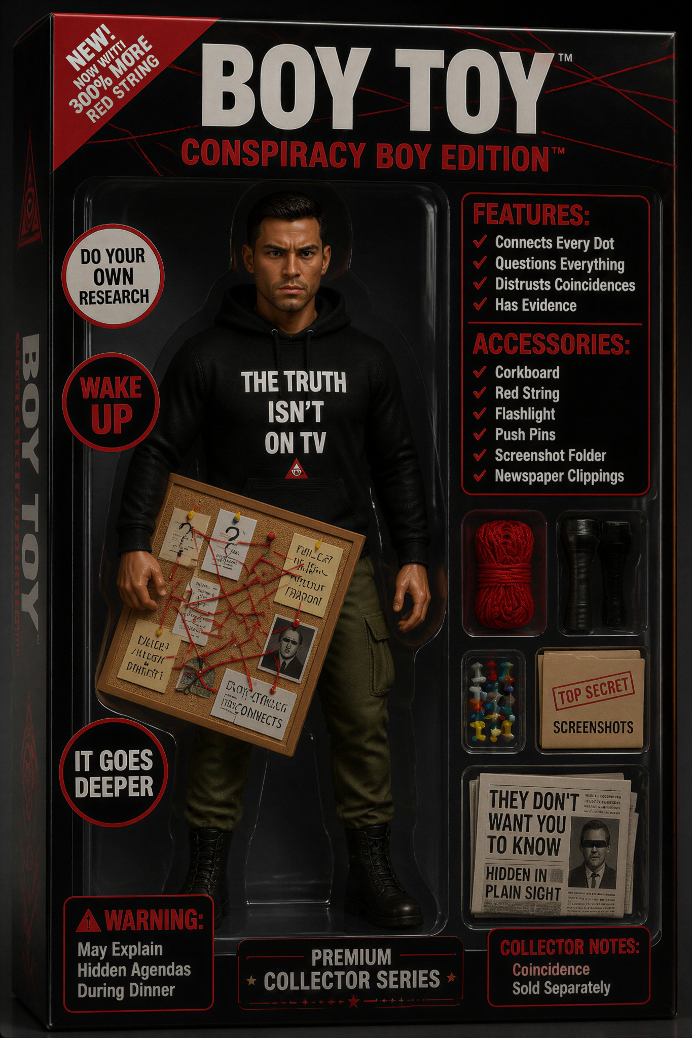 Boy Toy Conspiracy Boy Edition collectible package