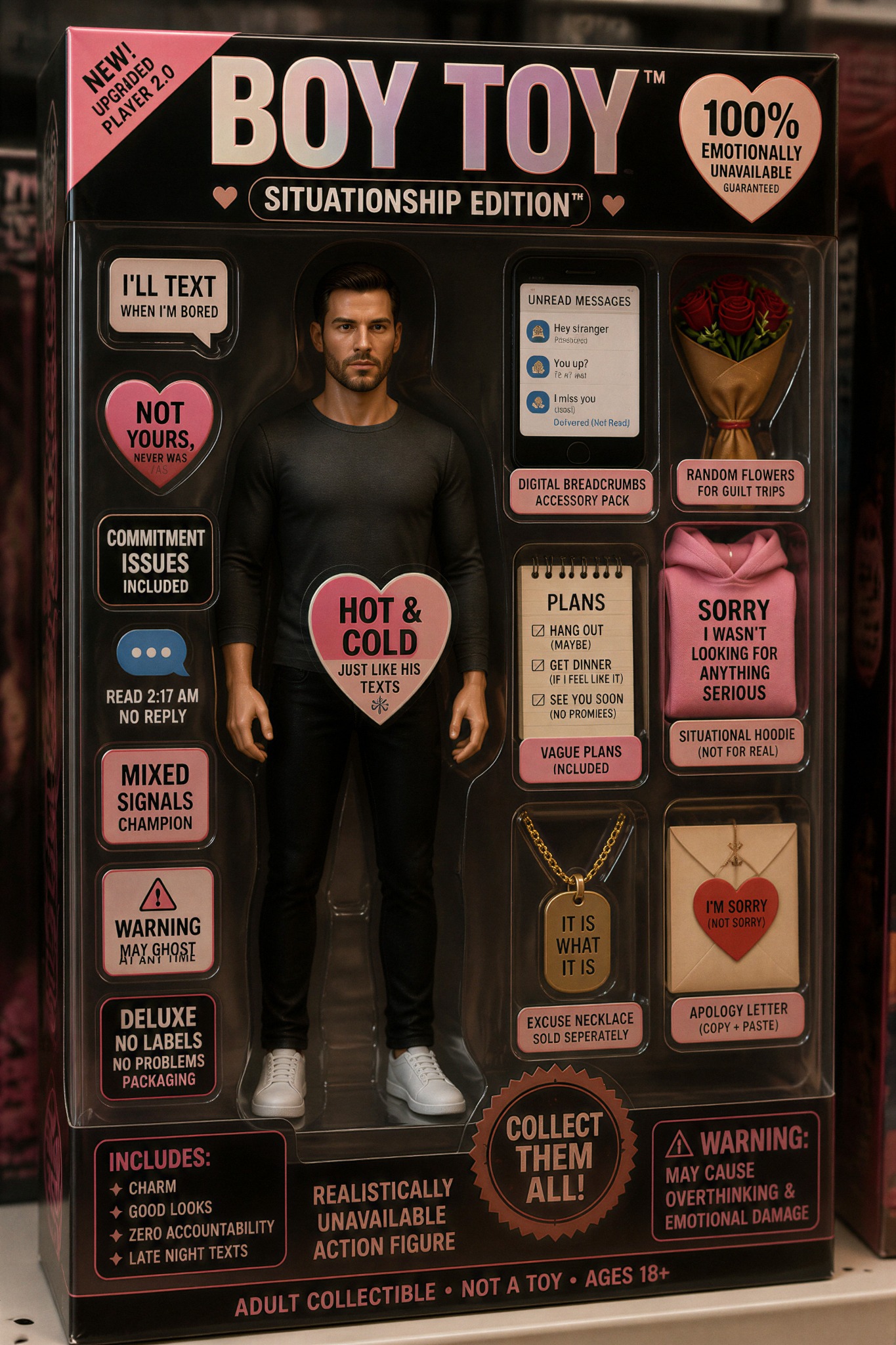 Boy Toy Situationship Edition collectible package
